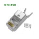 UGREEN NW193 (50634) CAT 7 FTP RJ45 Connector - 10 Pack
