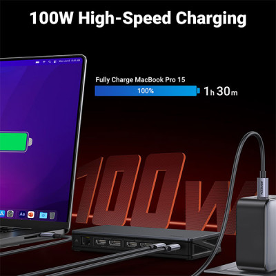 image of UGREEN Revodok Pro CM615 (90912) USB-C Multifunction 9-in-1 Docking Station with Spec and Price in BDT