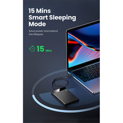 image of UGREEN US221 (50743) USB-C 2.5 Inch Hard Drive Enclosure with Spec and Price in BDT