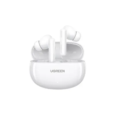 image of UGREEN WS205 (45585) HiTune T6s Hybrid ANC Earbuds - White with Spec and Price in BDT