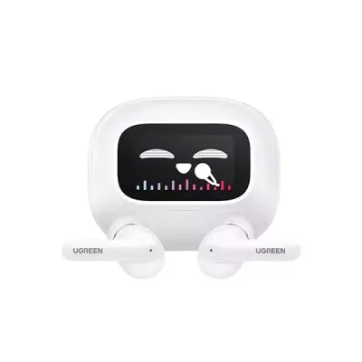 image of UGREEN WS211 (55137) HiTune T6 Magic True Wireless Earbuds - White with Spec and Price in BDT