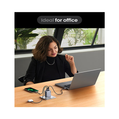 image of UGREEN Nexode Pro X757 (25874) 3-Port 100W GaN Fast Charger Set - EU with Spec and Price in BDT