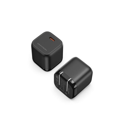 image of VENTION FAKB0-US 30W USB-C GaN Charger - US Plug with Spec and Price in BDT