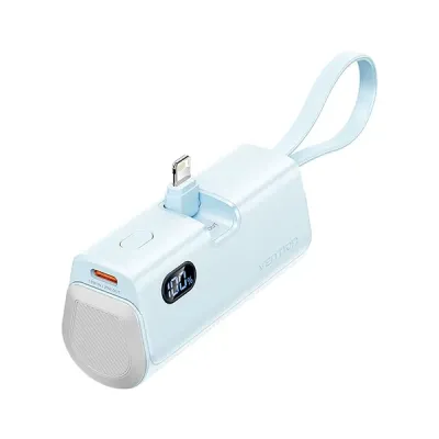 image of VENTION FHRL0 LED Display 4800mAh Power Bank - Blue with Spec and Price in BDT