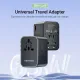 VENTION FJDB0 3-Port 65W GaN Universal Travel Adapter