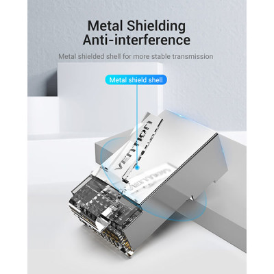 image of VENTION IDFR0-10 Cat.6A FTP RJ45 Modular Plug - 10 Pack with Spec and Price in BDT