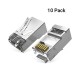 VENTION IDFR0-10 Cat.6A FTP RJ45 Modular Plug - 10 Pack