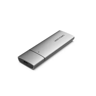 image of Vention KPFH0 M.2 NGFF USB 3.1 Gen 2 Type-C SSD Enclosure - Gray with Spec and Price in BDT