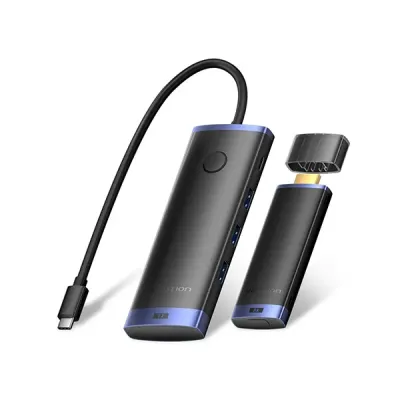 image of Vention TPVBB 6-in-1 USB-C Wireless HDMI Multifunction Docking Station with Spec and Price in BDT