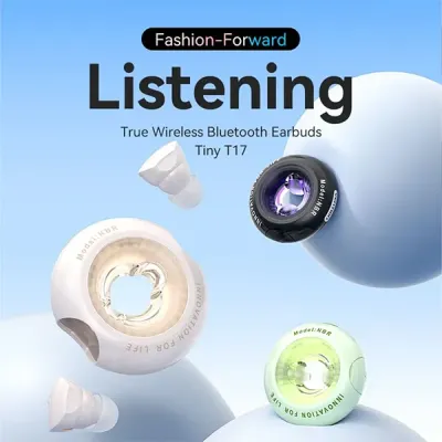 image of VENTION Tiny T17 (NBRP0) True Wireless Bluetooth Earbuds - Pink with Spec and Price in BDT