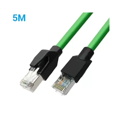 image of VENTION IBPGJ Cat6A SFTP Industrial Flexible Patch Cable - 5M with Spec and Price in BDT