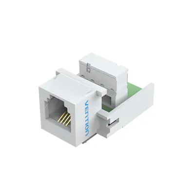 image of VENTION IRCW0 RJ11 Telephone Punch-down Modular Jack with Spec and Price in BDT