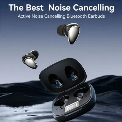 image of VENTION Tiny T13 (NBNB0) ANC True Wireless Bluetooth Earbuds - Black with Spec and Price in BDT