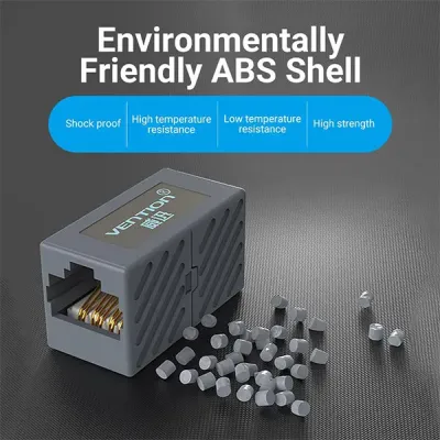 image of VENTION VAM650 CAT6 RJ45 Network Coupler with Spec and Price in BDT