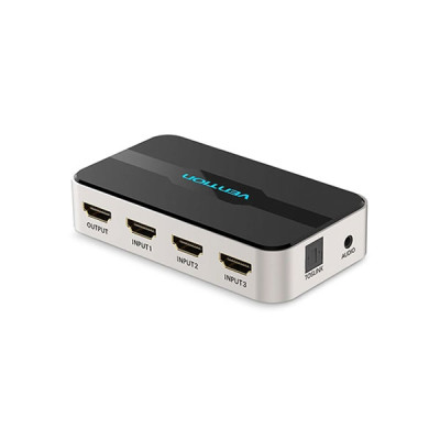 image of VENTION AFJH0 3-in-1 Out HDMI Switcher With Audio Separation with Spec and Price in BDT