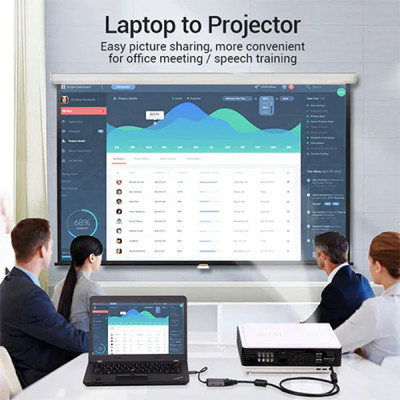 image of VENTION AFVHB HDMI to HDMI+VGA Converter 0.15M with Spec and Price in BDT