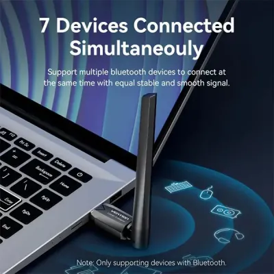 image of Vention KDUB0 Dual Band USB Network/Bluetooth Adapter with Spec and Price in BDT