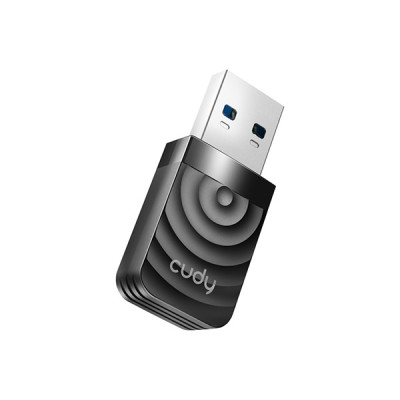 image of CUDY WU1300S - Dual Band AC1300 Mbps Wi-Fi USB 3.0 Adapter with Spec and Price in BDT