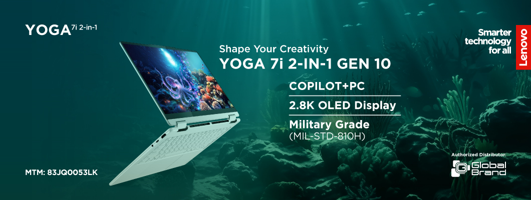 Next-Gen AI Meets Elegance: Lenovo Yoga 7i Design Gen 10 Now Available in Global Brand PLC