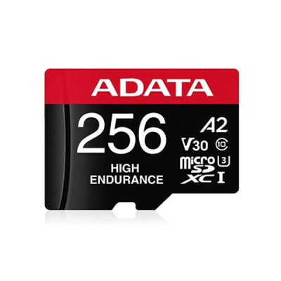 image of ADATA High-Endurance 256GB UHS-I Class 10 microSDXC Card for Surveillance Camera with Spec and Price in BDT
