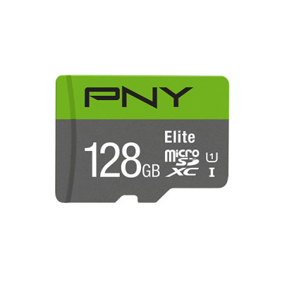image of PNY Elite Class 10 U1 128GB microSD Memory Card with Spec and Price in BDT