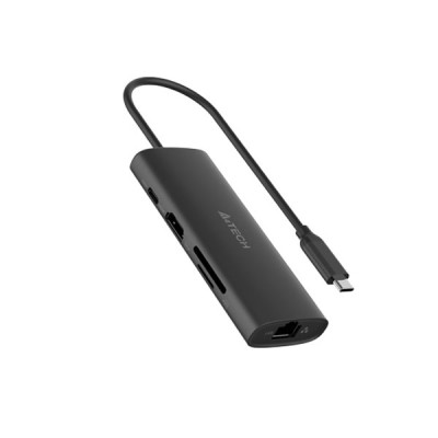image of A4Tech DST-80C 8-In-1 USB 3.0, SD Card and HDMI USB-C Docking Station with Spec and Price in BDT
