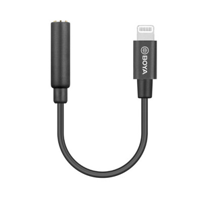 image of BOYA BY-K3 3.5mm TRRS (Female) to Lightning (Male) Audio Adapter with Spec and Price in BDT