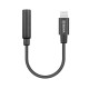 BOYA BY-K3 3.5mm TRRS (Female) to Lightning (Male) Audio Adapter