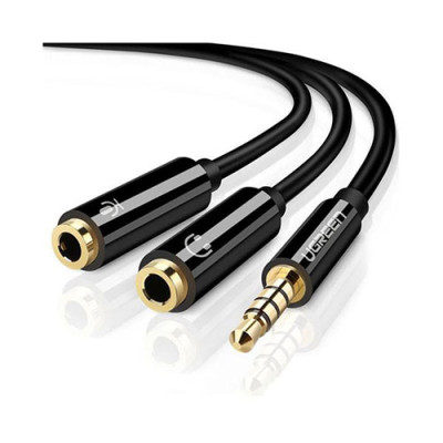 image of UGREEN AV141 (30620) 3.5mm Male To Dual 3.5mm Female Headset Splitter with Spec and Price in BDT