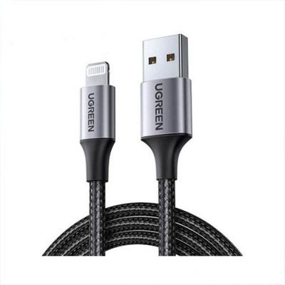 image of UGREEN 60157 Lightning To USB 2.0 A Male Cable - 1.5M with Spec and Price in BDT
