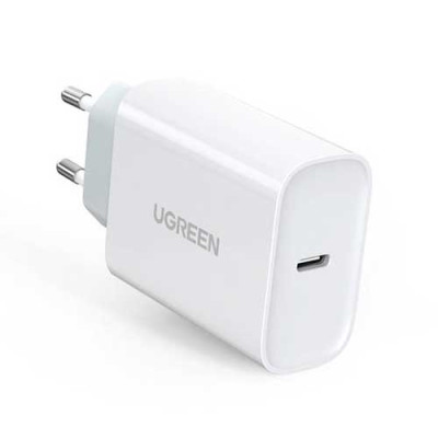 image of UGREEN CD127 (70161) PD 30W USB-C Wall Charger EU with Spec and Price in BDT
