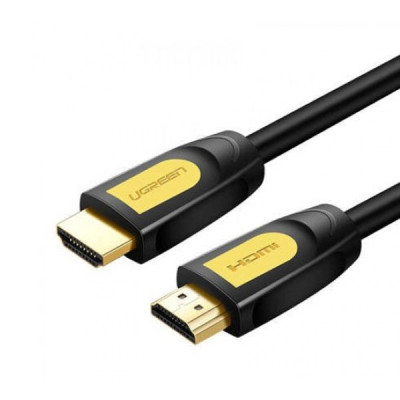 image of UGREEN HD101 (10129) HDMI Round Cable 2m (Yellow/Black)  with Spec and Price in BDT
