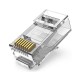 VENTION IDGR0-50 Cat.6A UTP RJ45 Modular Plug Transparent 50 Pack
