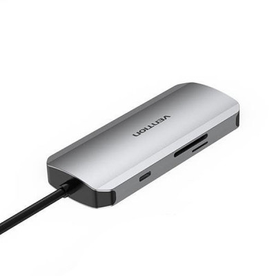 image of Vention TOJHB USB-C to HDMI/USB 7-in-1 Docking Station 0.15M with Spec and Price in BDT