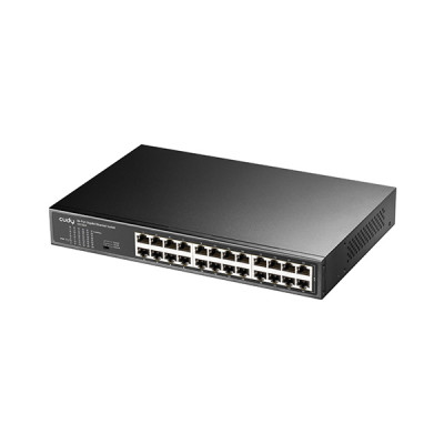 image of CUDY GS1024 - 24-Port 10/100/1000Mbps Gigabit Desktop Switch with Spec and Price in BDT