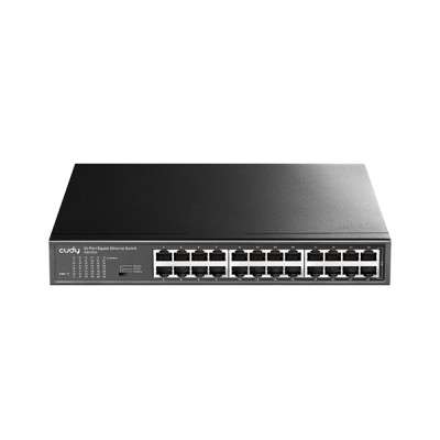 image of CUDY GS1024 - 24-Port 10/100/1000Mbps Gigabit Desktop Switch with Spec and Price in BDT